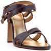 Dsquared Brown Leather Womens Shoes Size 39 40 EU-0
