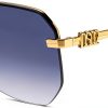 DSQUARED2 LKS Gold Blue Mens Sunglasses Size 60-4