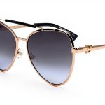 Marcolin Womens Sunglasses RHL Gold Black Size 60-0