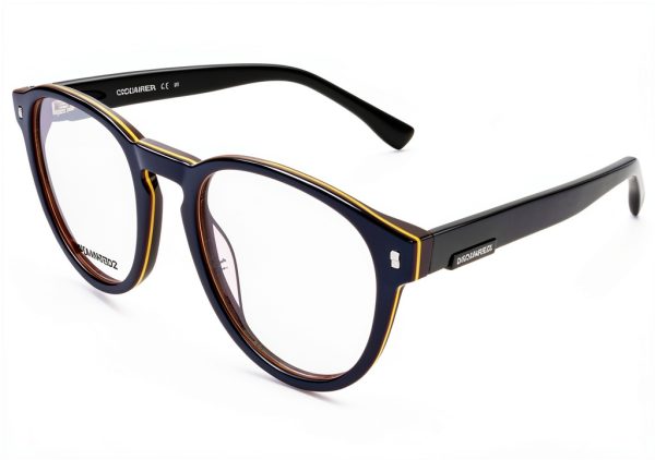 Dsquared D2 0049 Sunglasses Mens Blue Black 51mm-0