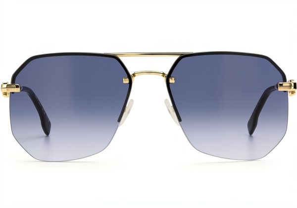 DSQUARED2 LKS Gold Blue Mens Sunglasses Size 60-0